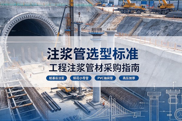 麻城注浆管选型标准