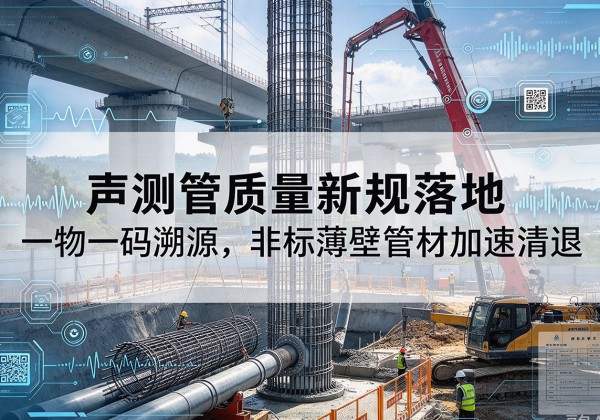 麻城声测管质量新规落地，一物一码溯源，非标薄壁管材加速清退