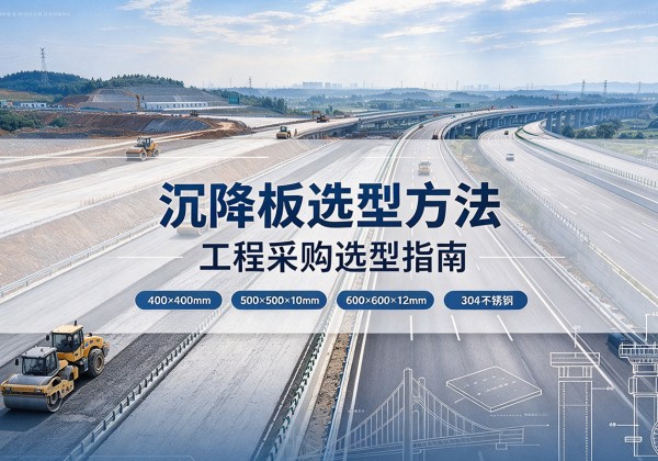 麻城沉降板选择方法