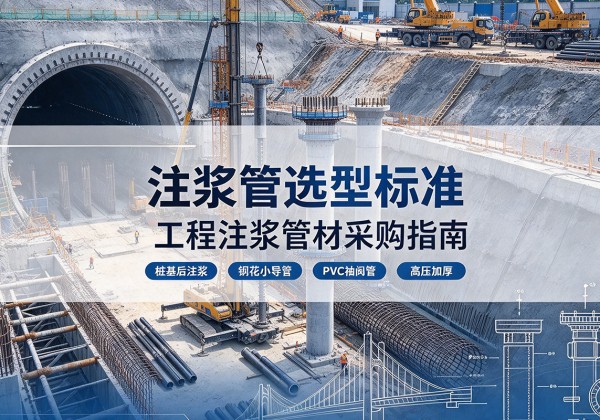 麻城注浆管选型标准